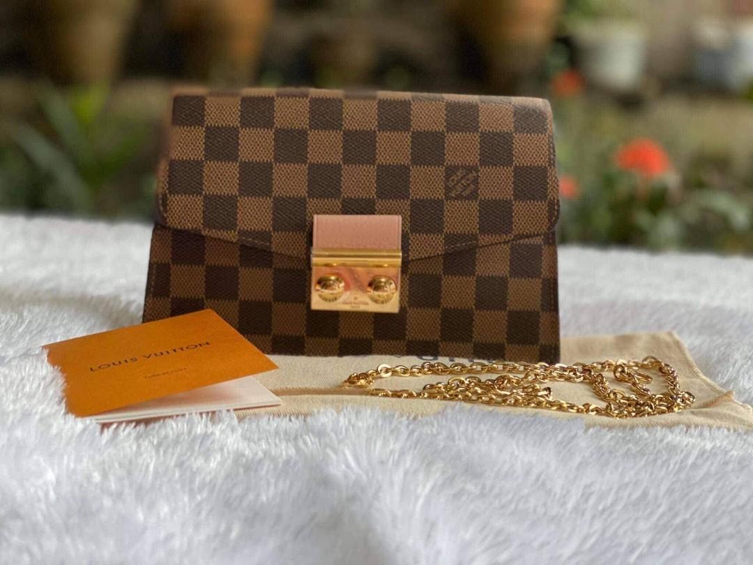 Authentic Louis Vuitton Croisette Chain Wallet, Luxury, Bags & Wallets on  Carousell