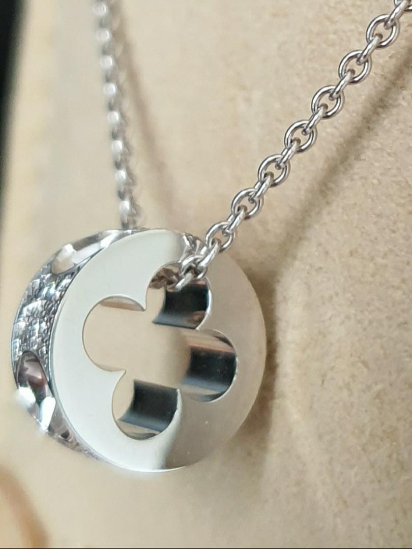 Louis Vuitton Pendantif Empreinte Necklace Clover Q93126 750 Au750