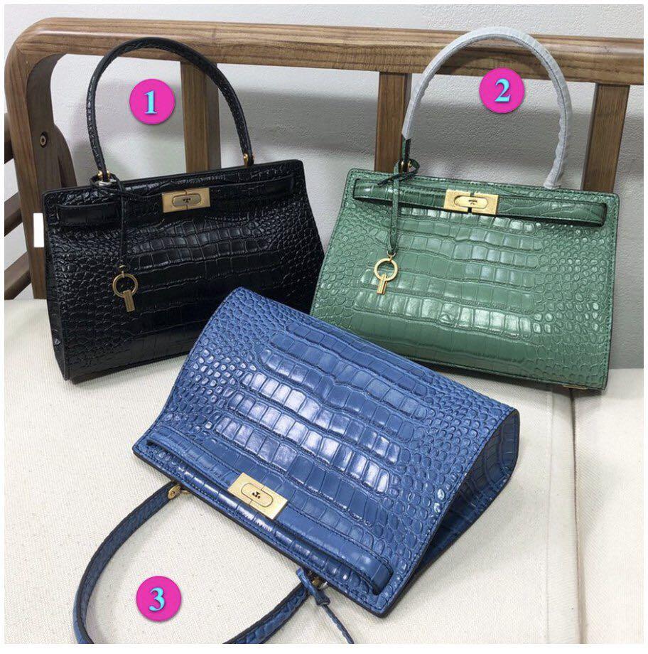 Authentic Tory Burch Lee Radziwill Crocodile Embossed, Women's Fashion,  Bags & Wallets, Purses & Pouches on Carousell