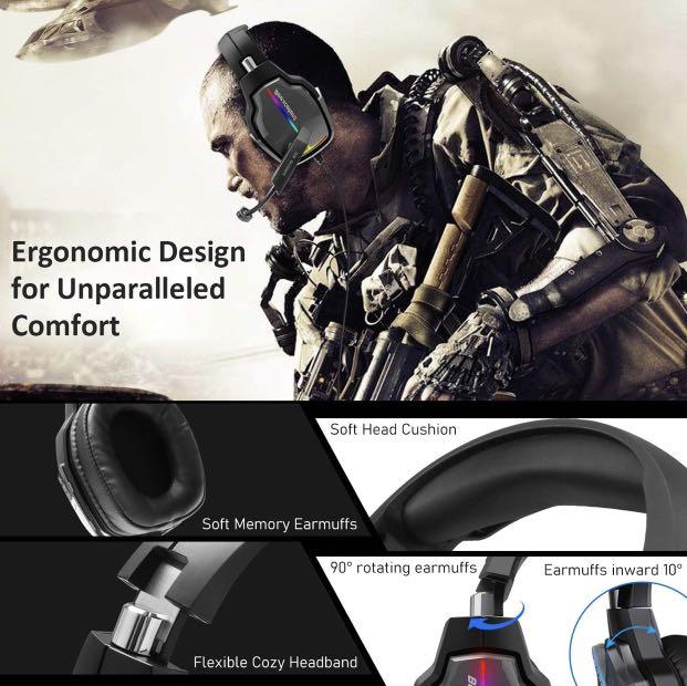 Beexcellent Gm 8 Gaming Headset Audio Headphones Headsets On Carousell