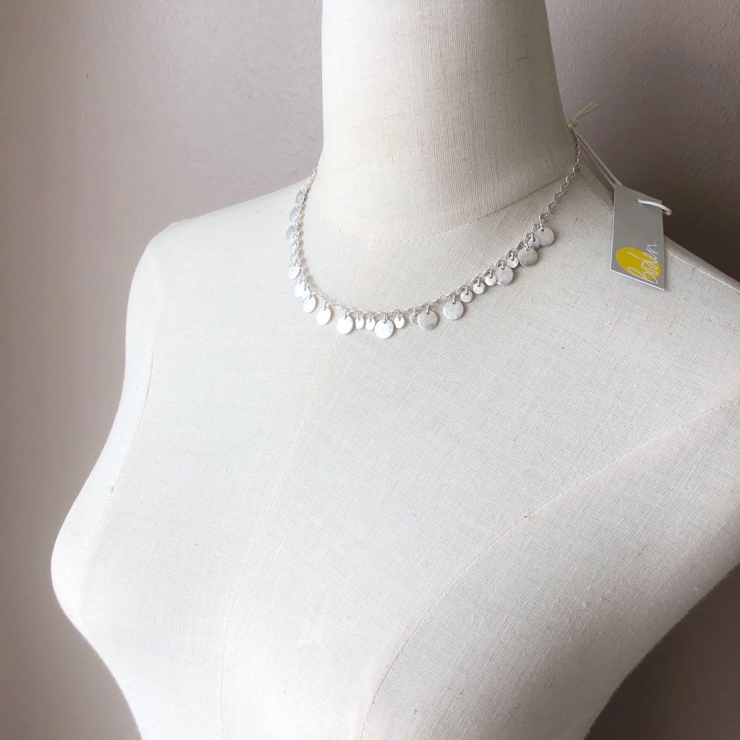 Boden dainty disc necklace sale