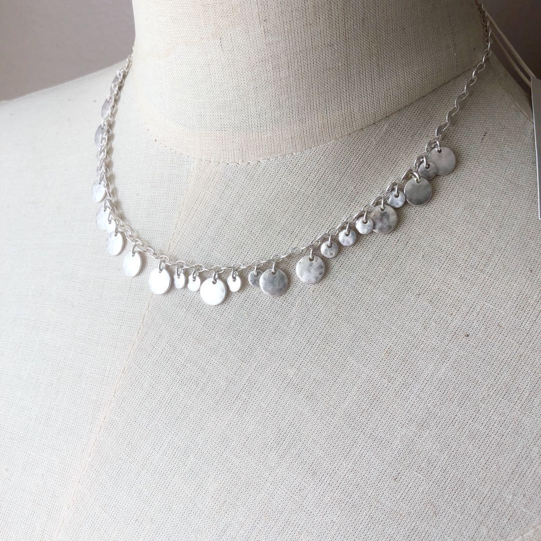 Boden dainty disc necklace sale