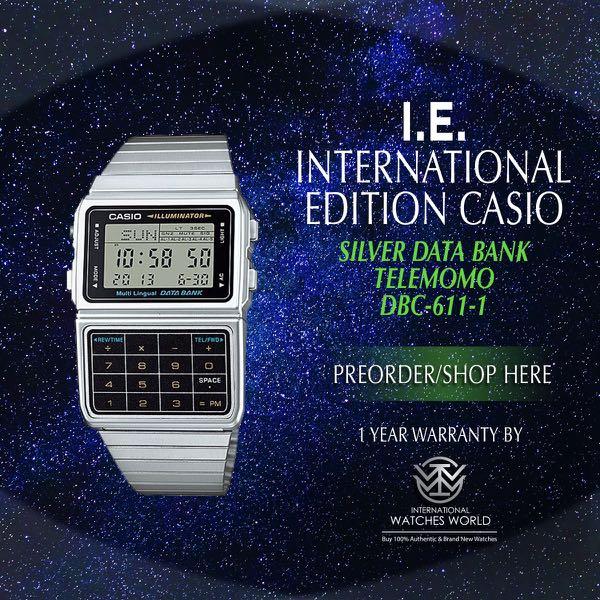 Casio hotsell databank 611
