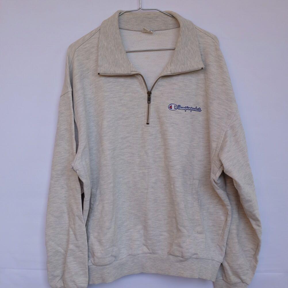 champion half zip sweater