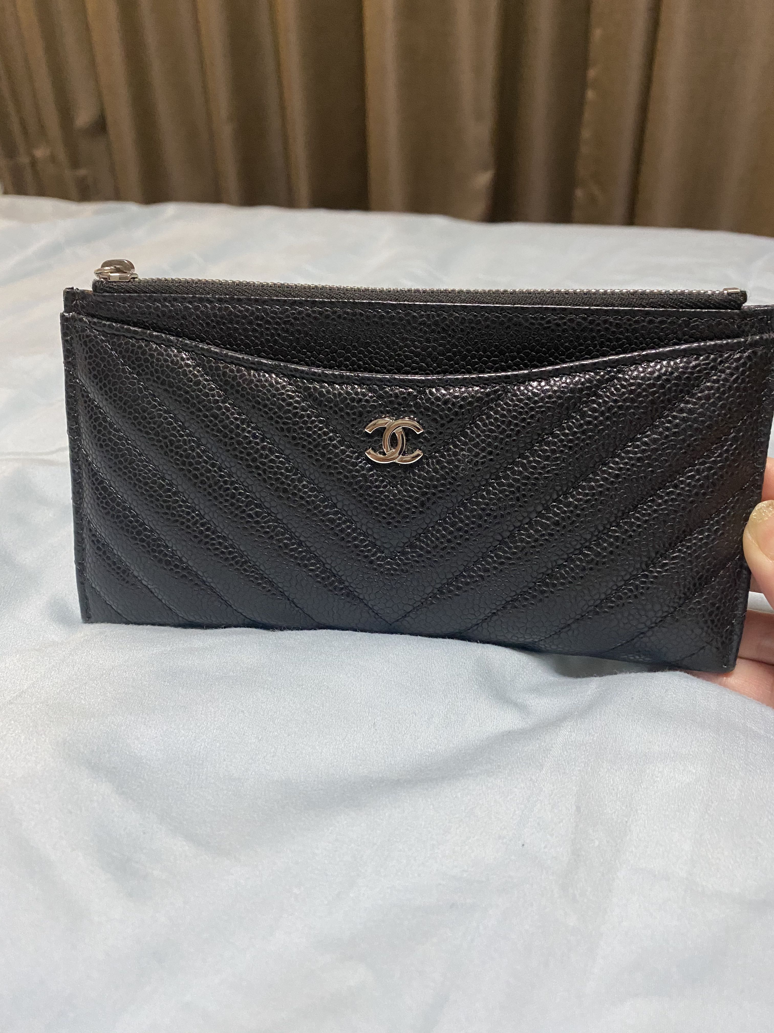 Chanel flat deals wallet