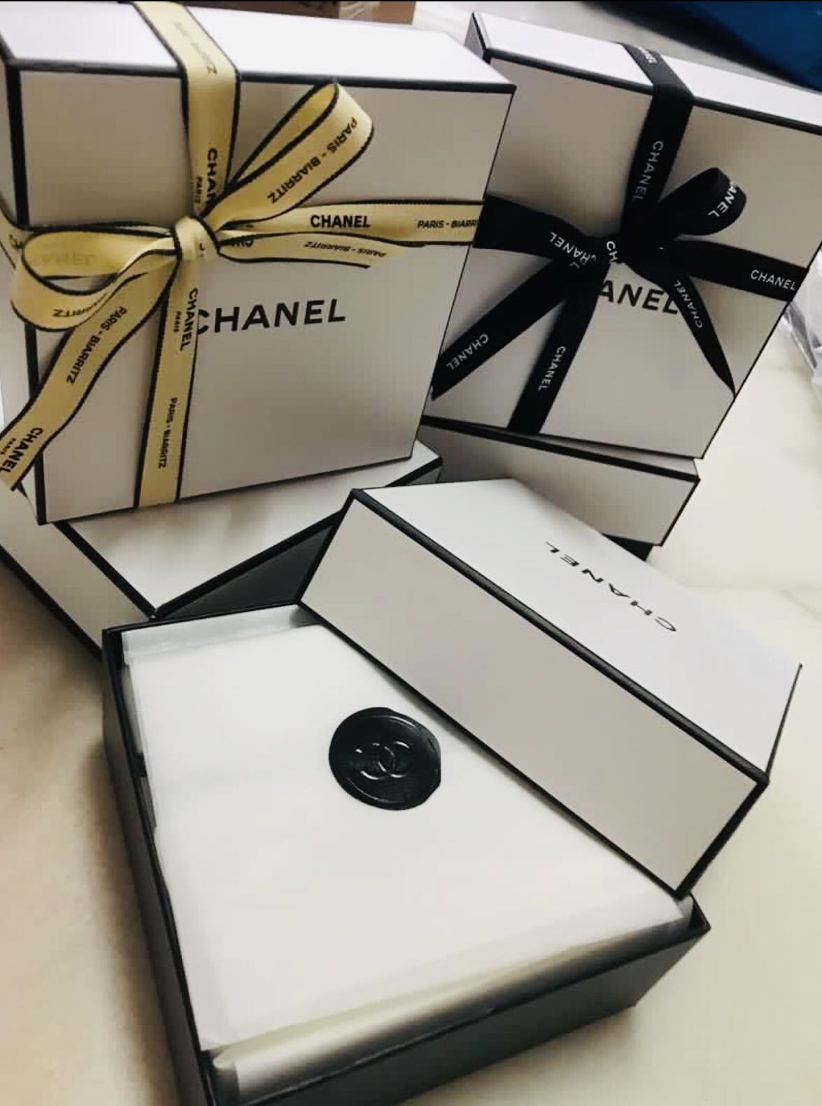 CHANEL Large Gift Boxes for sale  eBay
