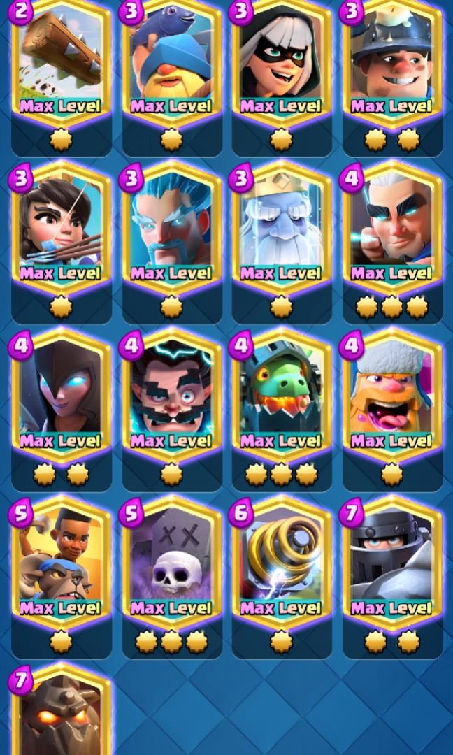 Clash Royale (FULLY MAXED Account), Toys & Games, Video Gaming, Video
