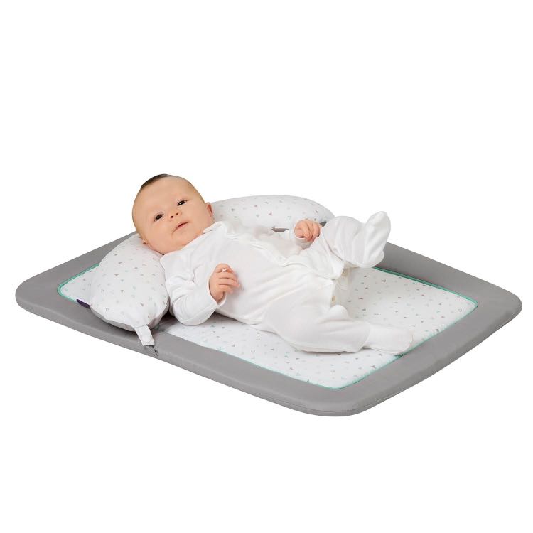 Clevamama Tummy Time Mat Memory Foam Baby Play Mat Mattress Play Gym