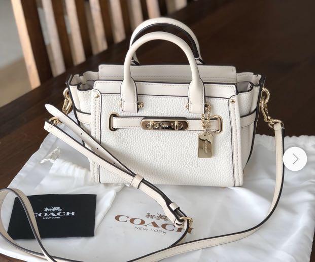 Coach swagger white outlet