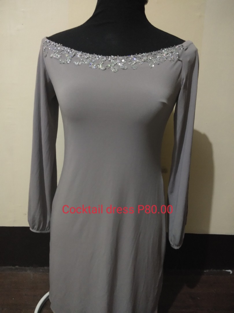 cocktail dress with tail