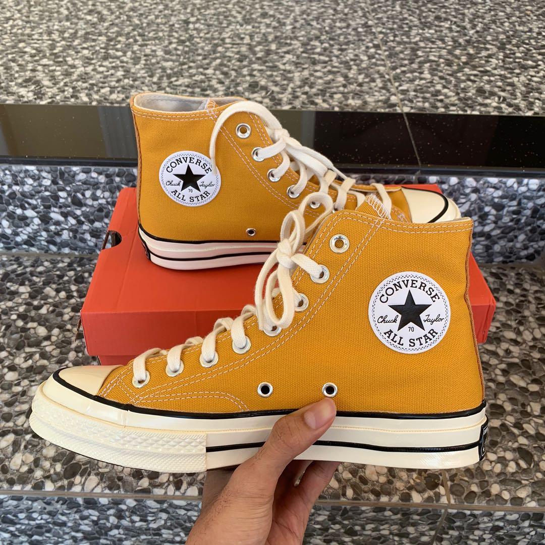 chuck taylor sunflower