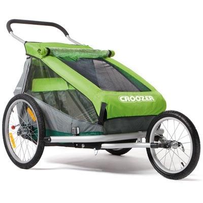 Croozer bike trailer for 2 kids 3 in 1 run bike stroller Sports Equipment Bicycles Parts Parts Accessories on Carousell