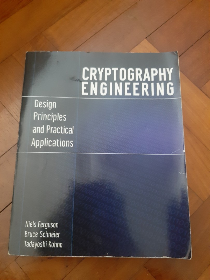 cryptography engineering design principles and practical applications