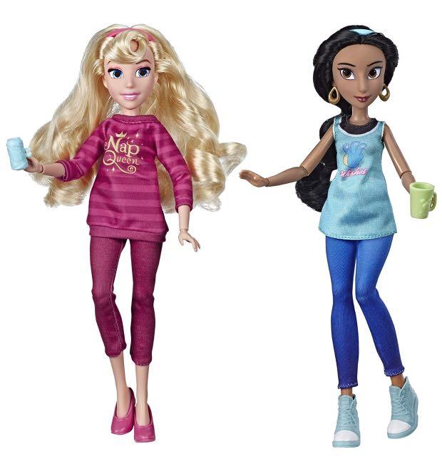 Disney Princess Aurora Jasmine Doll Playset Comfy Squad Ralph