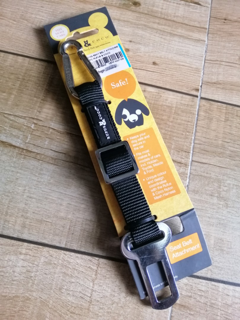 seat belt dog collar