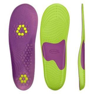 Dr. Scholl’s Fitness Walking Insoles Reduce Stress Strain Relief Support Women Size 6-10