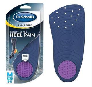 Dr. Scholl's Orthotics for Heel Pain Relief Foot Feet Support Insoles Men Size 8-12