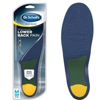 Dr. Scholl's Orthotics for Lower Back Pain Relief Foot Feet Heel Arch Support Men Size 8-14