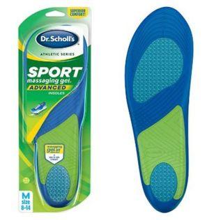Dr. Scholl’s Sport Massaging Gel Insoles Cushion Foot Feet Arch Support Men Size 8-14