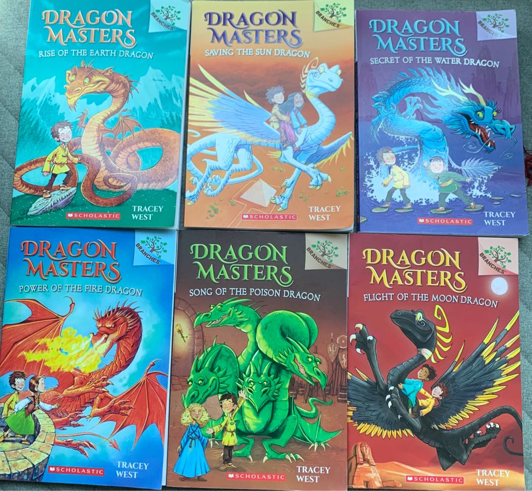 Dragon Master Books 1 6 Books Stationery Fiction On Carousell