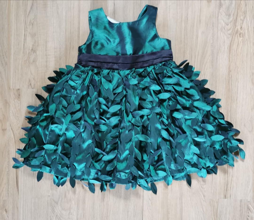 emerald green gown for kids