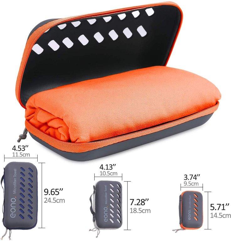 Eono by Amazon Microfibre Towel Perfect Sports Travel Beach Towel Fast Drying Super Absorbent Ultra Compact. Suitable for Camping Gym Beach Swimming Backpacking Everything Else on Carousell