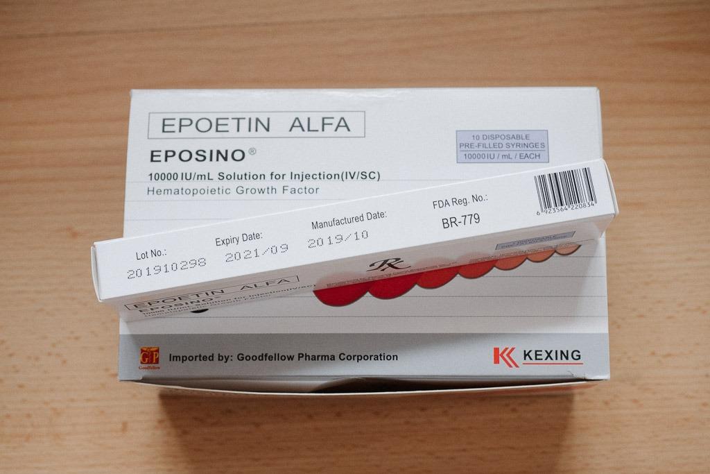 Eposino Epoetin Alfa 10000IU/mL Hematopoietic Growth Factor Beauty