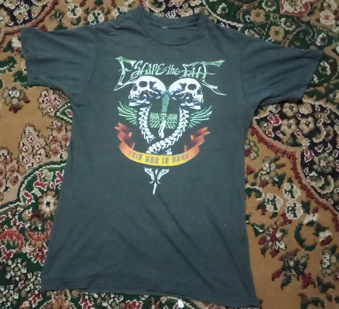 Escape The Fate Band T Shirt Men S Fashion Clothes Tops On