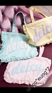 FASHION & BEAUTY X人氣日牌 DEICY 粉色 TOTE BAG64215708138498110