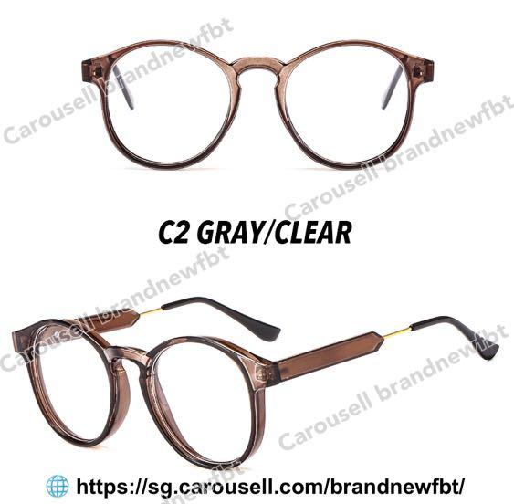 clear fashion eyeglasses