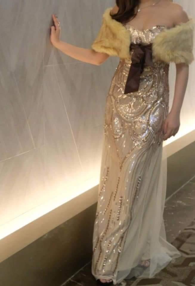 gatsby attire long gown