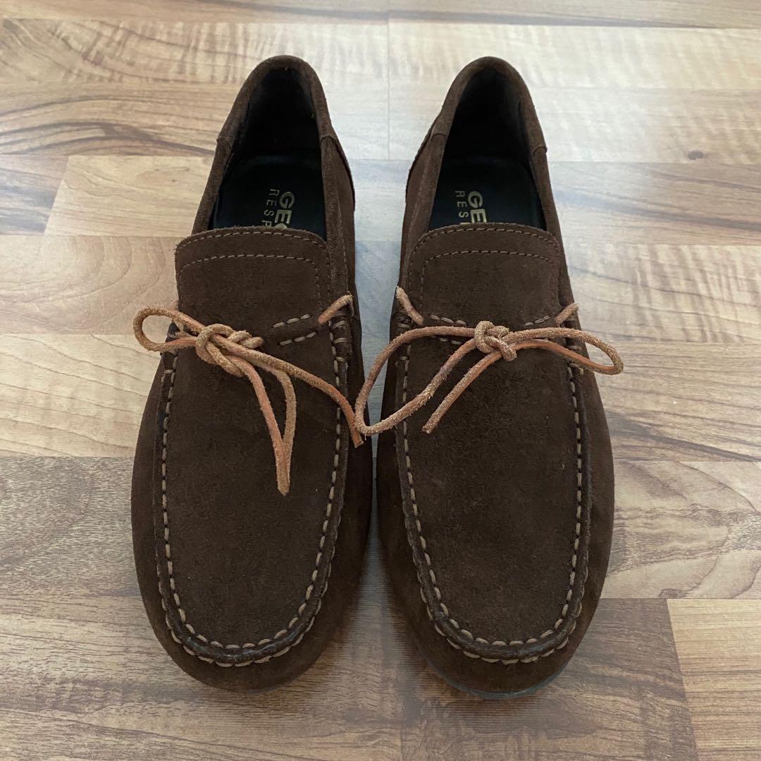 Geox mens suede shoes hot sale