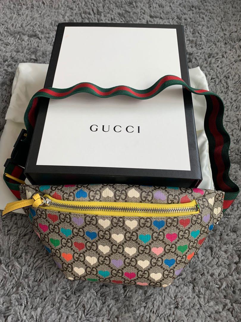 gucci hearts belt bag