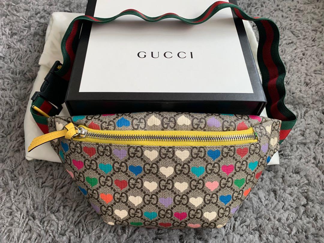 gucci hearts belt bag