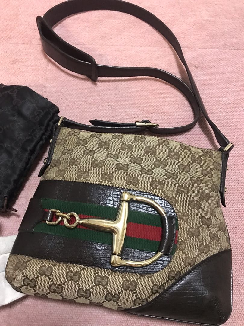 Gucci Horsebit Sherryline, Luxury, Bags & Wallets on Carousell