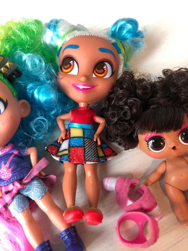 Hairdorables and LOL surprise bundle set harmony sallee splits
