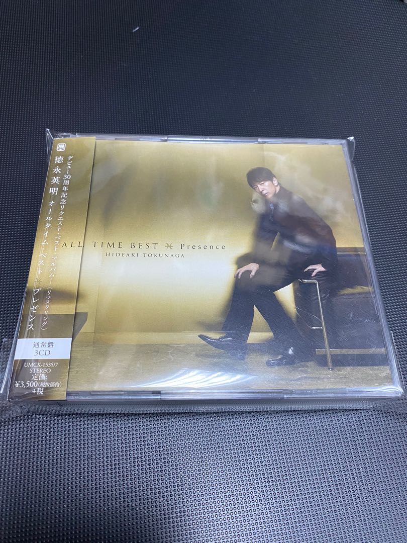 德永英明 ALL TIME BEST Presence 豪華BOX仕様 1枚欠品
