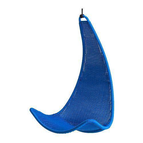 ikea blue swing chair