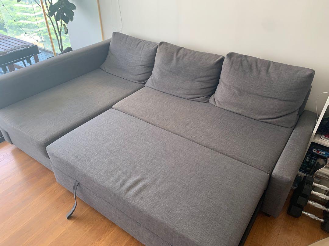IKEA sofa bed stains visible, Furniture, Sofas on Carousell