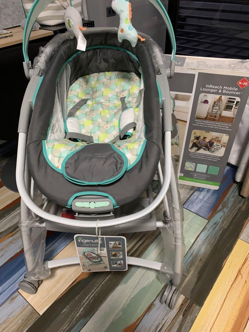 REVIEW Ingenuity InReach Mobile Lounger Bouncer (Baby Product Review