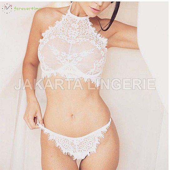 Jakarta Lingerie Sexy White Queen Baju Tidur Wanita Seksi Transparan Olshop Fashion Olshop Wanita Di Carousell