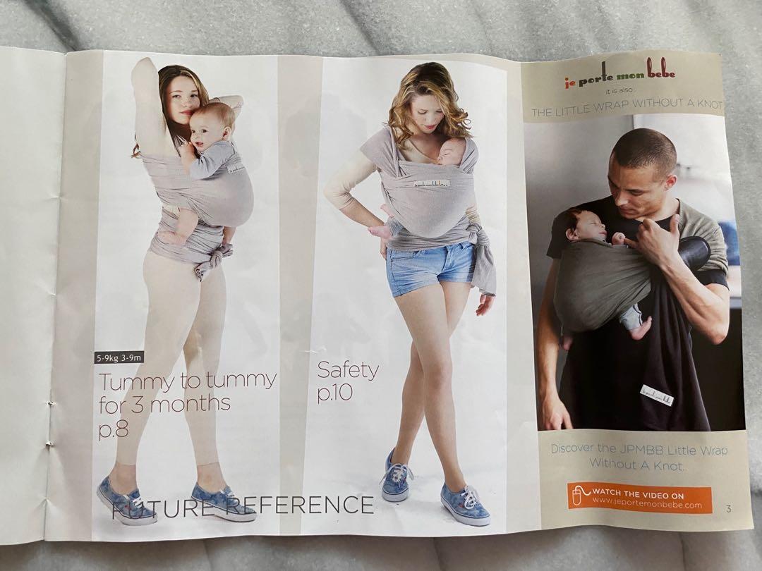 Je Porte Mon Bebe Basic Baby Wrap Babies Kids Going Out Carriers Slings On Carousell