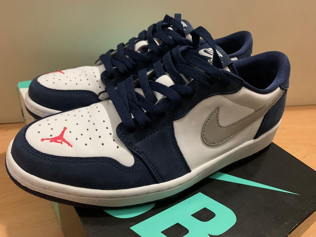 Air jordan 1 clearance low sb midnight navy