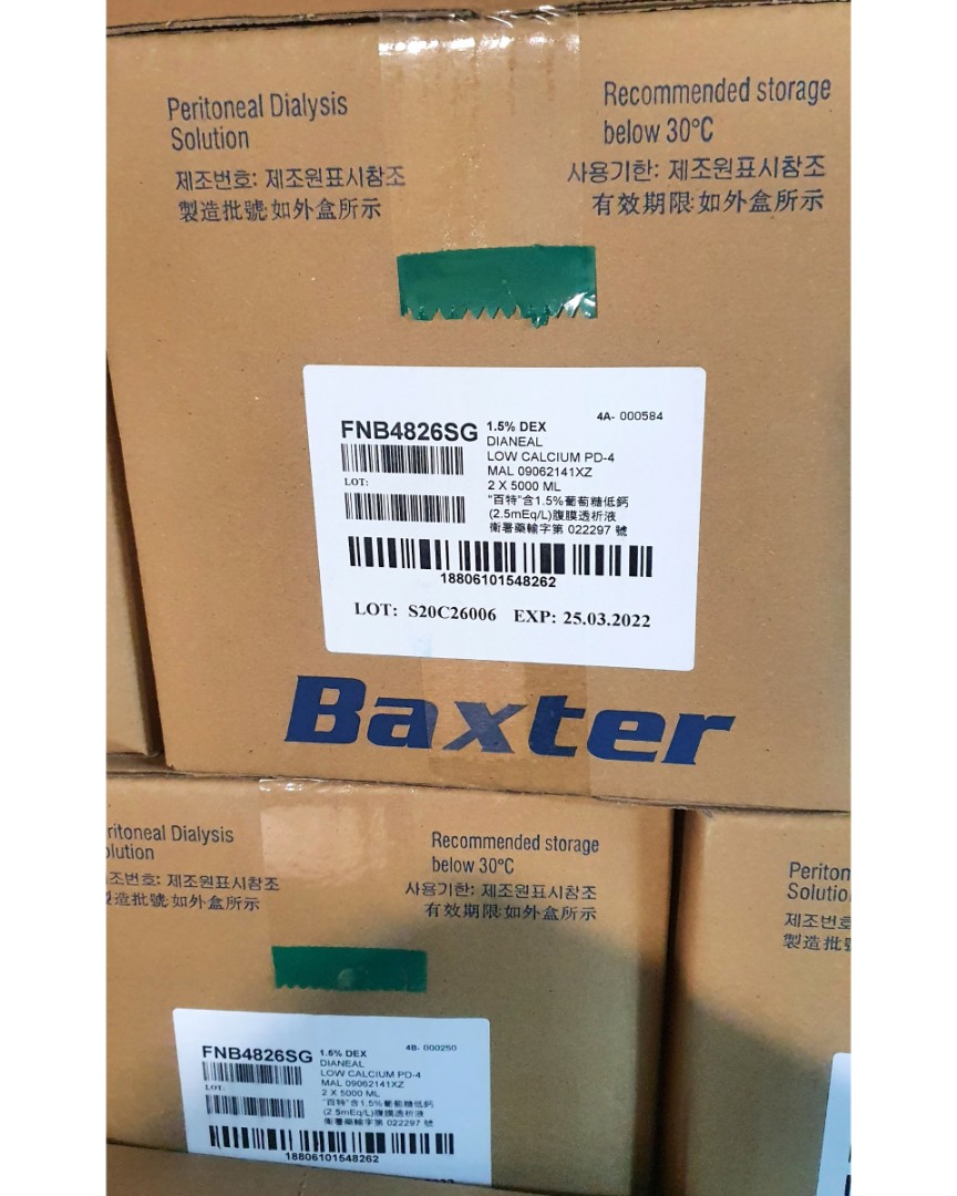 Kidney Dialysis Baxter Peritoneal Dialysis PD Solutions, Everything