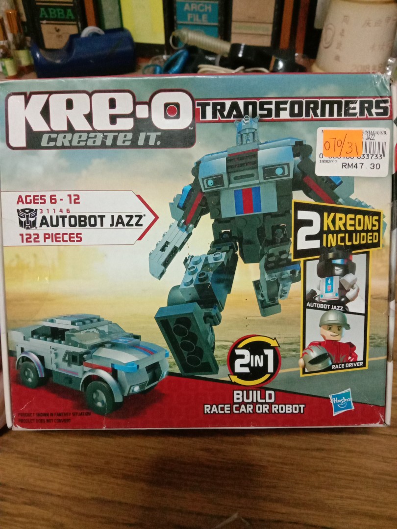 KREO Transformers Autobot Jazz, Hobbies & Toys, Toys & Games on Carousell