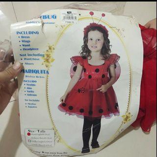 Lady Bug Costume 1 To 3 Years Carousell Philippines