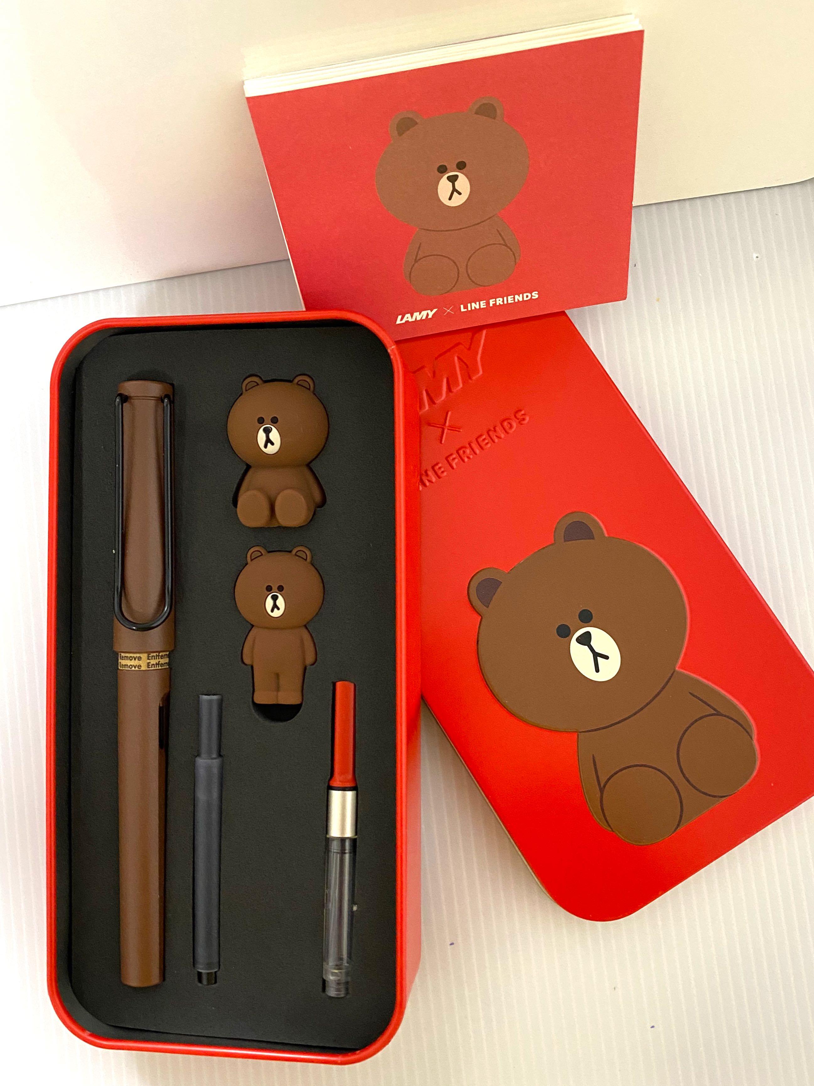 ラミー LAMY × LINE コニー、サリー、ブラウン 万年筆 Safari