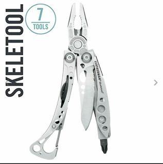 Leatherman Skeletool 7 in 1 Stainless Multitools UNIT ONLY EDC (Made in USA) Gerber Maglite Victorinox