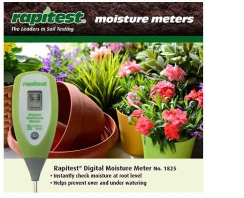 Luster Leaf 1825 Rapitest Digital Soil pH Moisture Meter Level Tester