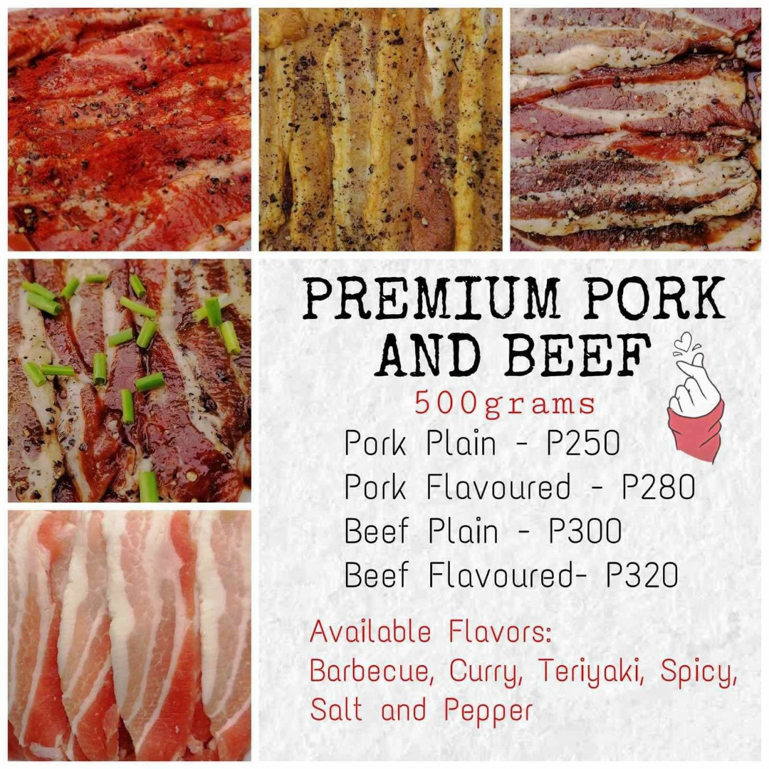 Meat for samgyupsal top
